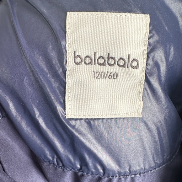 Toddler Girls Balabala Puffy Blue Coat size US 5/6 - Picture 2 of 6